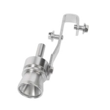 Whistle in a silencer, size m, under the diameter of the pipe 37-48 mm, chrome
