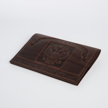 Cover for passport, coffee color-2