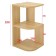 The shelf is the angular desktop and hinged Leo No. 3, 250x250x660, the oak of Sonoma