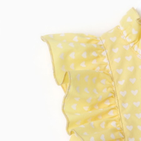 Baby dress with wings KAFTAN, size 34 (122-128 cm), yellow color-7