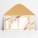 Money envelope "Wedding", flowers, 16.5 × 8 cm