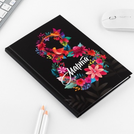 Set "March 8 from flowers": a diary of 80 sheets and a handle-2