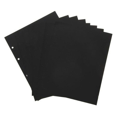 Set of sheets 10 pieces, 200 x 250 mm, intermediate, black-1