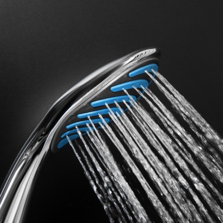 Shower Lake Zein Z406, 1 mode, plastic, chrome-5