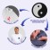 Thermal appliance "yin and yang", d = 6 cm, black and white color