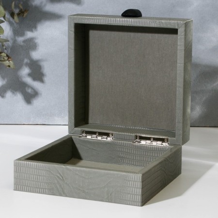The casket for jewelry "Classic" eco -leather, set 2 pcs.-9