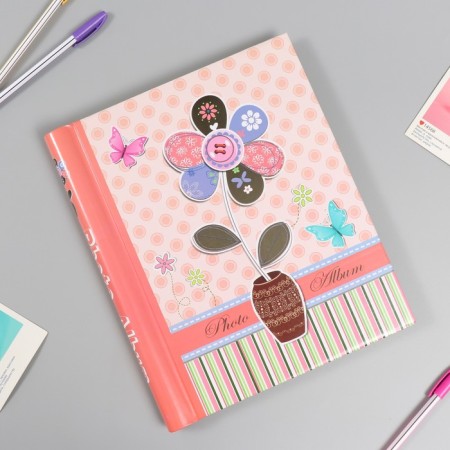 Photo album magnetic 20 sheets "Summier chamomile" mix 29x24.5x2.5 cm-1
