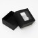The box is folding, the lid is, with the window, black, 10 x 10 x 5 cm