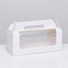 Box for roll, white 27.5 x 11 x 10 cm