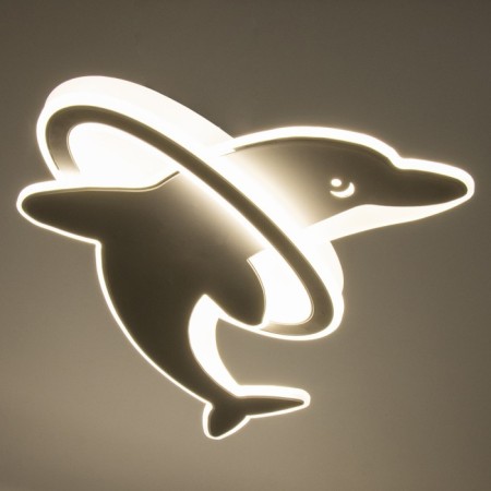 LUSTRAL STDD "Dolphin LED 140W 3000-6000K Dimmer White 60x60x9 cm Bayerlux-3