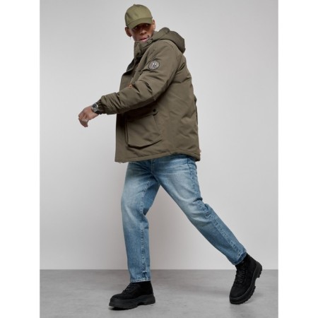 Male jacket, size 54, khaki color-19