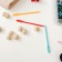 The needle is plastic, set 20 pcs., Size 1 pc. - 5.7 cm, Mix colors
