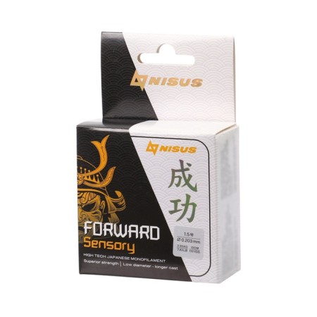Nisus Forward Sensory fishing line, diameter 0.203 mm, test 3.55 kg, 100 m, transparent-1