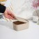 Storage box with the infinity lid, 9.5 × 14 × 7 cm, 650 ml, Latte color