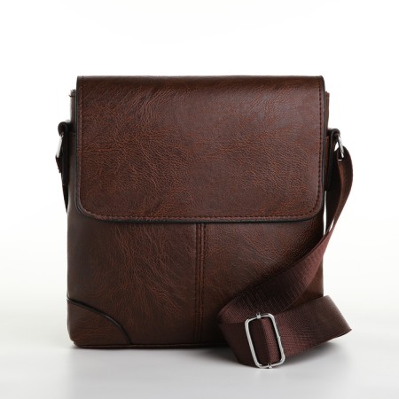 Male bag, brown color-1