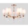 Crystal chandelier with Ambrella Light, Traditional, TR4535, 6HE14, Color Gold