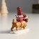 Polystone souvenir "Dachshund in the hat carries gifts" 8x2.5x6.5 cm
