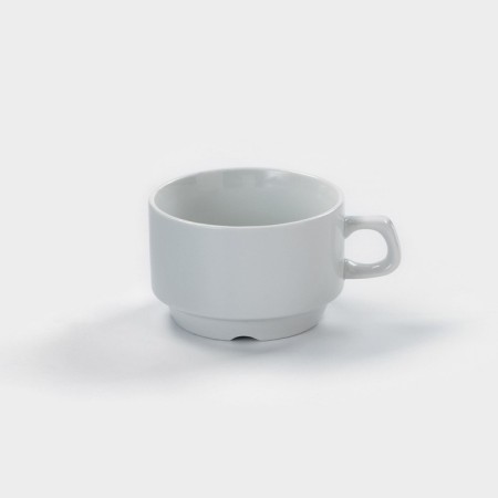 Cup "White", stacked, 250 ml, porcelain