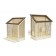 Birds cell "Summer Veranda" with fasteners for walls, an array of wood, 40 x 29 x 61 cm, mix