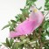 Bird for decor and floristry, on wire, mix, plastic, 1 pc., 8 x 8 cm