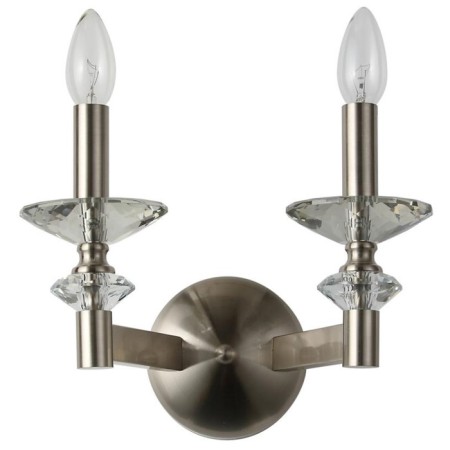 Bra Albert 2xe14 40w, size 32x23x23 cm, Nickel color