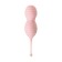 Intimate simulator 2 in 1 Eromantica ZEFYR silicone, pink color, 17.3 cm