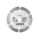 Diamond tundra disc, segment, dry cut, 75 x 10 mm