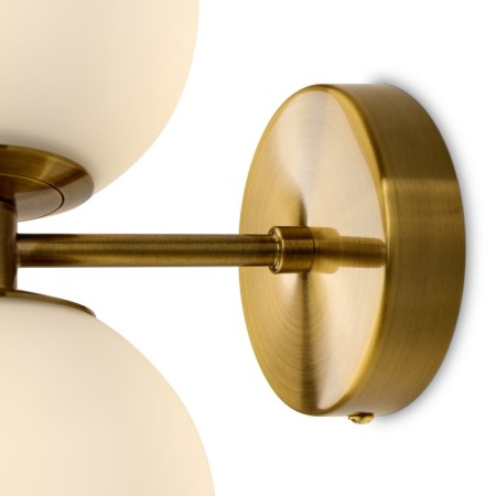 Бра Freya FR1012WL-02BS Sharlot, 120х180х390 мм, G9, 2х28Вт, цвет латунь-4