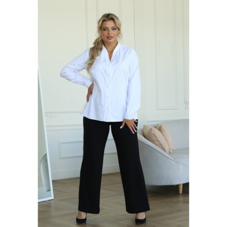 Female blouse, size 52, white color-13