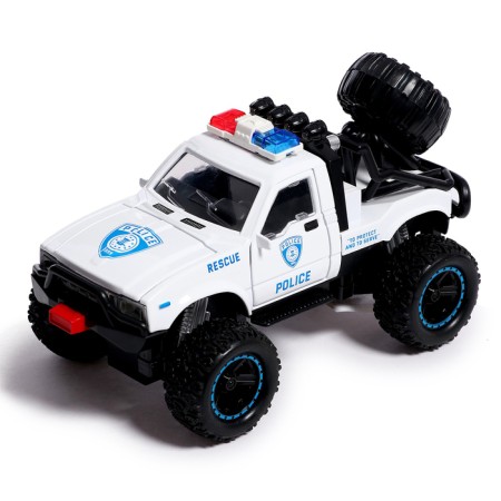 Metal “jeep” machine, doors, hood, inertia, mix are opened-5