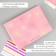 Photo album 25 sheets (corners+rings) "Dandelions on Pink" 27x19 cm