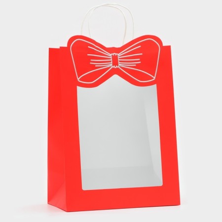 Gift package with the eye "Bant", 26 x 35 x 15 cm, red-1
