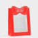 Gift package with the eye "Bant", 26 x 35 x 15 cm, red