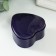 Casket Metal for a candle "Heart. Metallic" Violet 7x7x3.5 cm