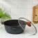 Granit Ultra, 4 l, 4 l, d = 28 cm, glass cover, anti-stick coating, black color, black