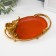 Interior polystone stand "Royal gold peonies" for red tree 23x16.5x3 cm 102039