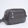 Bag Cross-Bodi with a zipper, gray color