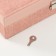 Casket to the leatherette for jewelry "Pink" combined 26.7x18.5x7.5 cm