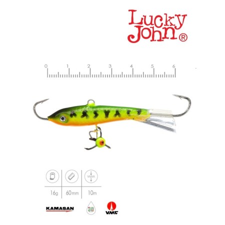 Balancir Lucky John Classic 6, 6 cm, 18 g, color 20-1