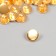 Buttons plastic on midnight "gold" 1.25 cm set 40 pcs