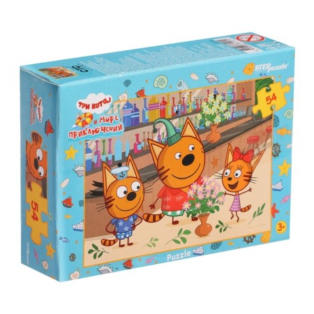 Puzzle "Three Cats", 54 elements-11