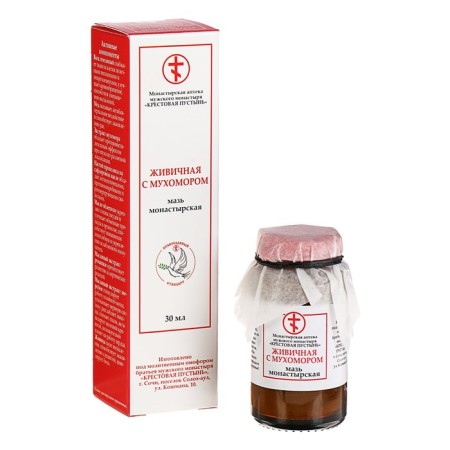 Solokh Aul ointment gum with fly agaric, 30 ml-2