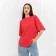 Women's T-shirt MIST BASIC, S-M size, red color