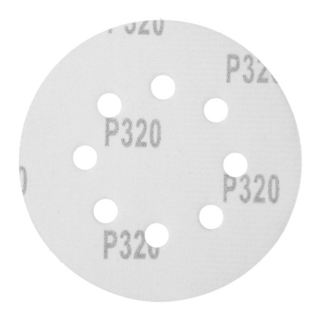 Circle of abrasive grinding under the "Velcro" tundra, perforated, 125 mm, P320, 10 pcs.-6