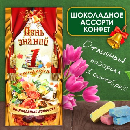 Chocolate sweets in the box "September 1", assorted, 170 g