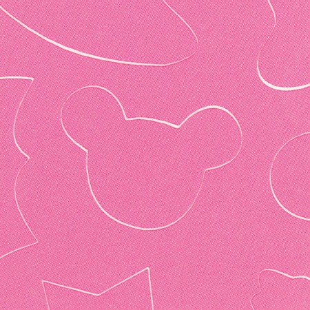 A set of curly patterns Assorted, adhesive, sheet 24.5 × 14.5 cm, 18 pcs, pink color-1