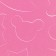 A set of curly patterns Assorted, adhesive, sheet 24.5 × 14.5 cm, 18 pcs, pink color