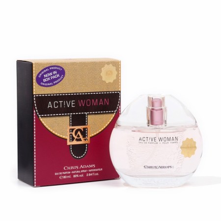 Perfume Water Women's Chris Adams Active Woman, 80 ml