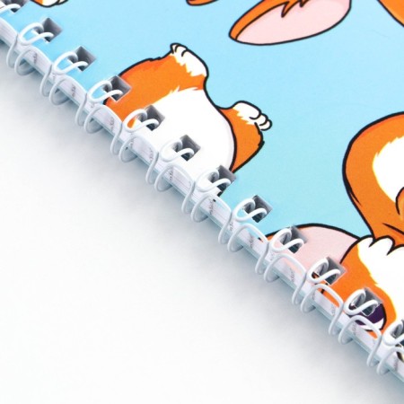 Notepad A5, 40 l. Cardboard cover. "Corgi"-3