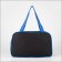 Bag for lightning shoes, textura, outer pocket, blue/black color